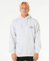 The Rip Curl Mens Rip Curl Pro 25 Event Hoodie in Light Grey Marle