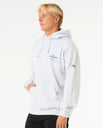 The Rip Curl Mens Rip Curl Pro 25 Event Hoodie in Light Grey Marle