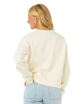The Rip Curl Womens Surfarama Relaxed Sweatshirt in Bone