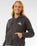 The Rip Curl Womens La Paloma Relaxed Zip Thru Hoodie in Washed Black