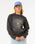 The Rip Curl Womens Luna Relaxed Crew Sweatshirt in Washed Black