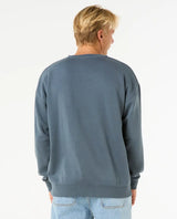 The Rip Curl Mens Classic Surf Wash Crew Sweatshirt in Pine Night