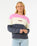 The Rip Curl Womens Las Dalias Colourblock Sweatshirt in Navy