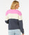The Rip Curl Womens Las Dalias Colourblock Sweatshirt in Navy