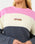 The Rip Curl Womens Las Dalias Colourblock Sweatshirt in Navy