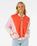 The Rip Curl Womens Colour Block Zip Thru Jacket in Oatmeal Marle