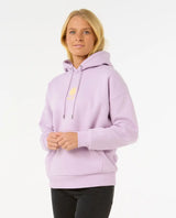 The Rip Curl Womens Cala Heritage Hoodie in Lilac
