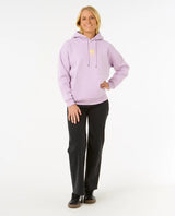 The Rip Curl Womens Cala Heritage Hoodie in Lilac