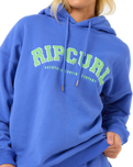 Varsity Hoodie in Ocean
