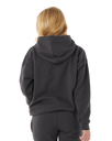 The Rip Curl Womens Varsity Hoodie in Washed Black