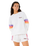 Las Dalias Raglan Sweatshirt in Grey Marle