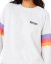 Las Dalias Raglan Sweatshirt in Grey Marle