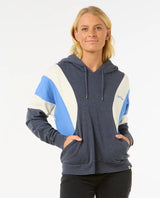 The Rip Curl Womens Olalla Fleece Hoodie in Blue