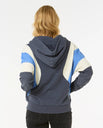 The Rip Curl Womens Olalla Fleece Hoodie in Blue
