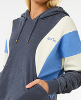 The Rip Curl Womens Olalla Fleece Hoodie in Blue