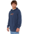 Surf Revival Decal Hoodie in Light Navy