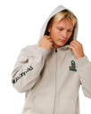 Search Zip Thru Hoodie in Stone