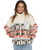 The Rip Curl Womens Artist Of The Search Oceanic Polar Fleece Jacket in Beige
