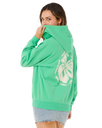 The Rip Curl Womens Surf Puff Heritage Hoodie in Green