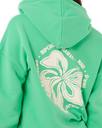 The Rip Curl Womens Surf Puff Heritage Hoodie in Green