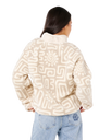 The Rip Curl Sunset 1/4 Zip Fleece Jacket in Bone | Available at Anns Cottage