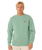 Pacific Rinse Patch Sweatshirt in Aloe