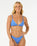The Rip Curl Womens Premium Surf Fixed Tri Bikini Top in Ocean