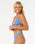 The Rip Curl Womens Premium Surf Fixed Tri Bikini Top in Ocean