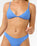 The Rip Curl Womens Premium Surf Fixed Tri Bikini Top in Ocean