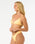The Rip Curl Womens Premium Surf Fixed Tri Bikini Top in Mango