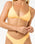 The Rip Curl Womens Premium Surf Fixed Tri Bikini Top in Mango