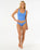 The Rip Curl Womens Premium Surf Cheeky Bikini Bottoms in Ocean