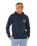 Pacific Rinse Hoodie in Dark Navy
