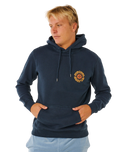 Pacific Rinse Hoodie in Dark Navy