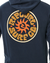 Pacific Rinse Hoodie in Dark Navy