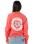Luxe Surf Raglan Sweatshirt in Watermelon