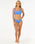 The Rip Curl Womens Premium Surf D-DD Crop Bikini Top in Ocean