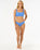 The Rip Curl Womens Premium Surf D-DD Crop Bikini Top in Ocean