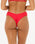 The Rip Curl Womens Premium Surf Skimpy Hipster Bikini Bottoms in Hibiscus Red