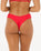 The Rip Curl Womens Premium Surf Skimpy Hipster Bikini Bottoms in Hibiscus Red