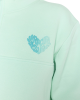 The Rip Curl Womens Half Zip Fleece in Light Aqua