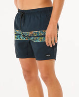 The Rip Curl Mens Framed Volley Update Shorts in Navy