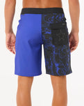 The Rip Curl Mens Mirage Burner Raw Energy Boardshorts in Wild Berry
