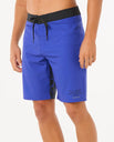 The Rip Curl Mens Mirage Burner Raw Energy Boardshorts in Wild Berry