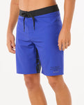The Rip Curl Mens Mirage Burner Raw Energy Boardshorts in Wild Berry