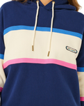 Surf Side Heritage Hoodie in Dark Navy