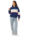Surf Side Heritage Hoodie in Dark Navy