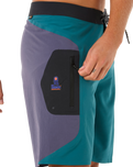 The Rip Curl Mens Mirage Search Ultimate Boardshorts in Trekking Green