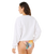 Hayley O Oversized Drop Shoulder Sweatshirt in Optical White