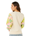 Molokai Fleece Sweatshirt in Off White